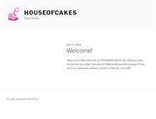 Tablet Screenshot of houseofcakesshop.com